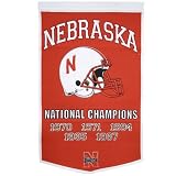 Nebraska Cornhuskers Scarlet Large-sized Wool Dynasty Banner