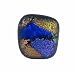Ring - XR7 - Dichroic Glass on Adjustable Sterling Silver Band