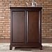 Crosley Furniture KF40001CMA Newport Expandable Bar Cabinet in Vintage Mahogany