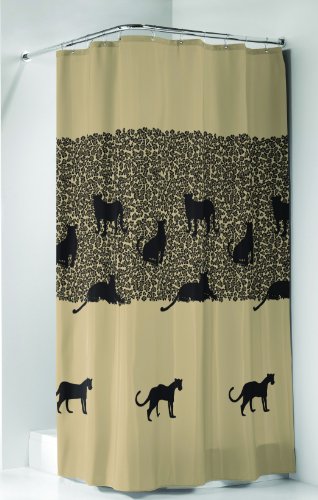 Sealskin 232181365 Duschvorhang Cheetah 180 x 200 cm