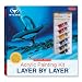 Acrylic Painting Kit Layer by Layer: Dolphin Mates: This unique method of instruction isolates each layer of the painting, ensuring successful results. (Wyland Layer by Layer Series)