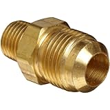 Anderson Metals Brass Compression Tube Fitting, Half-Union, Flare x NPT Male