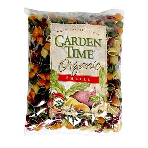 Garden Time Organic Four Color Shells, Case of Twelve 10-Ounce Bags by Garden Time