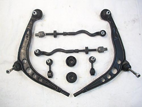 Front Left & Right Lower Control Arm Suspension & Steering Kit With  Ball Joints , 2 Inner Tie Rod Ends 2 Outer Tie Rods Ends 2 Sway Bar Links and 2 Control Arm Bushings