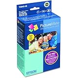 Epson T5845-M PictureMate Print Pack Includes Inkjet Cartridge, 100 Sheets Matte Photo Paper