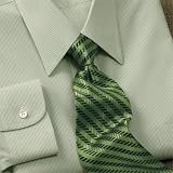 Non-Iron Stripe Long Sleeve Dress Shirt