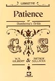  Patience : (Libretto)