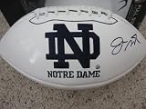 Joe Montana signed autographed Notre Dame logo football