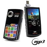 SVP MP300 HD MP3 Player and Pocket HD Video Black Camera, YouTube Software