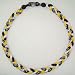 Black Yellow
Titanium Tornado Baseball Necklace Yellow Black White 18