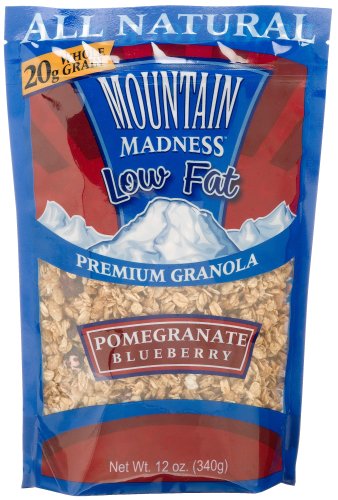 Mountain Madness All-Natural Premium Granola, Pomegranate Blueberry, Low Fat, 12-Ounce... by Mountain Madness