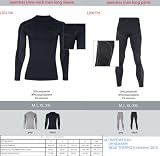 Produkt-Bild: Brubeck Herren Thermo 2010 SET Funktionsshirt + Funktionshose lang - schwarz, grau, weiss, khaki (Unterw&auml;sche, Bodymapping, nahtlos, Skiunterw&auml;sche, Profiqualit&auml;t)