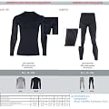 Brubeck Herren Thermo 2010 SET Funktionsshirt + Funktionshose lang - schwarz, grau, weiss, khaki (Unterw�sche, Bodymapping, nahtlos, Skiunterw�sche, Profiqualit�t)