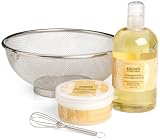 Gourmet Kitchen by Upper Canada Round Mesh Basket Lemongrass Saffron Gift Set