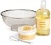 Gourmet Kitchen by Upper Canada Round Mesh Basket Lemongrass Saffron Gift Set