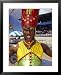 Crop Over Carnival, Bridgetown, Barbados, Caribbean Framed Art Poster Print by Greg Johnston, 25x31