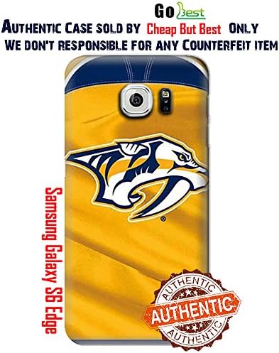 S6 Edge Case, NHL - Nashville Predators Jersey - Samsung Galaxy S6 Edge Case - High Quality PC Case