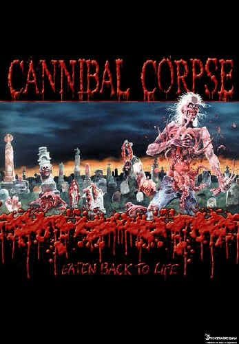 Cannibal Corpse Eaten Back to Life 30 x 40 Textile Flag Poster