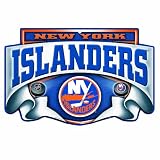 NHL New York Islanders 11-by-17 inch "Scroll" Wood Sign
