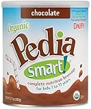 PediaSmart Organic DAIRY Chocolate Complete Nutrition Beverage Powder, 12.7 Ounce