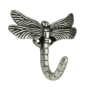 Liberty Hardware B46145Y-BSP-CP Dragonfly Hook, Brushed Satin Pewter