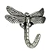 Brainerd B46145Y-BSP-CP Dragonfly Hook, Brushed Satin Pewter