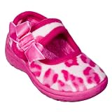 Toddler Girls' Caldonia Mary Jane Slippers - Pink Leopard