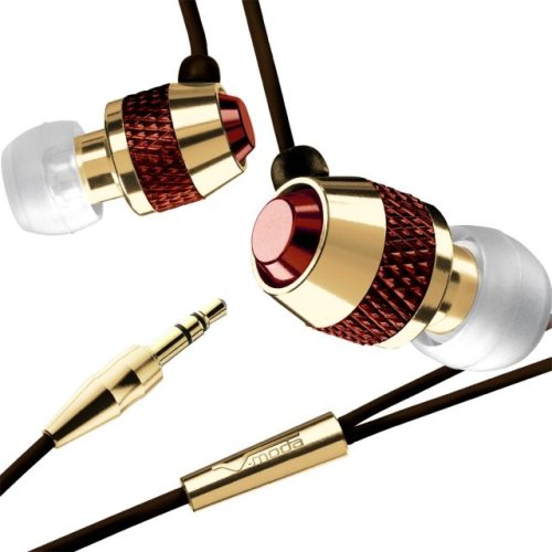 Electronics: V MODA Vibe Earbuds   Gold Edition La Mocha