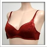 Art-Beau Ruby Lace Trim Bra #2731 sz 36AA