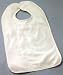 Reusable Bib in Blue w/PE coated knit blue partial barrier, Velcro
