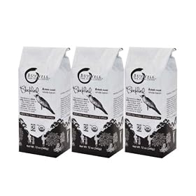 BuyWell Blackbird Espresso Blend, 100% Fair Trade Organic, Whole Bean, 12-Ounce Bags (Pack of 3)