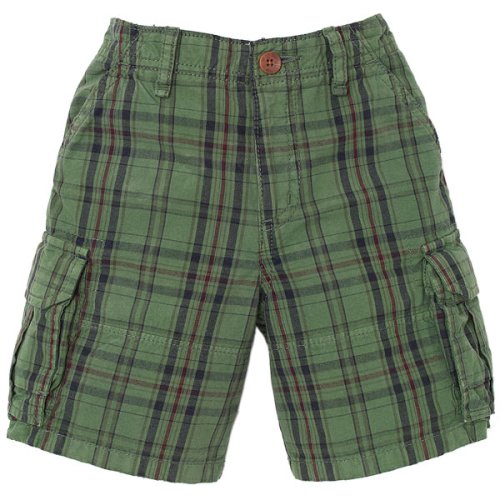 over-dyed plaid shorts(lawn 18mos)