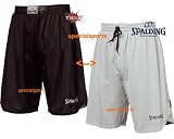 Spalding Basketball ESSENTIAL REVERSIBLE Short schwarz/silber