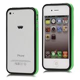 Original iCoverIt BUMPER f�r Apple iPhone 4 / 4S in NEONGR�N mit schwarzem Rand (LIMITED GREEN & BLACK EDITION)von "iCoverIt"