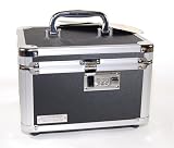 Vaultz Locking DVD and Video Game Lock Box, 9.25 x 7.25 x 9.75 Inches, Black (VZ01047)