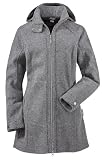 Schöffel Damen Fleecejacke lang Molly, melange basis black, 40