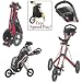 New 2008 Sun Mountain (Push) Speed Golf Cart V1 (Metallic Red), Free Speed Paq!