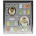My First Year Silver Colour Baby Record Photo Frame holds 14 pictures