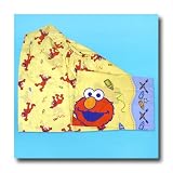 Sesame Street Elmo Fitted Toddler or Crib Sheet and Pillowcase