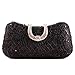 Tom Clovers Women's Glamour Rhinestone Hard Case Evening Wedding Party Clutch Purse Wallet