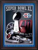 Framed Canvas 36 x 48 Super Bowl XL Program Print | Details: 2006, Steelers vs Seahawks