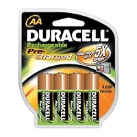 Duracell Pre-Charged Rechargeable Batteries