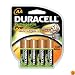 Duracell Pre Charged Rechargeable NiMH AA Batteries, 4-Pack