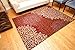 Feraghan/New City Contemporary Modern Floral Flowers Wool Area Rug, 2' x 3', Cinnamon/Brown/Beige