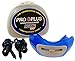 Brain Pad Youth Pro Plus Double Laminated Mouthguard with Strap/Strapless Combo (Blue/Gray)