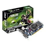Asus GeForce 210 Nvidia Graphics Card (1GB DDR3, PCI Express 2.0, Low Profile, HDMI, DVI-I, DVI-D, DisplayPort, DirectX 11.0, OpenGL 4.2, Dust-Proof Fan)