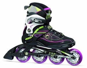 Fila Damen Inlineskate Primo Air Wave Lady, Schwarz/Magenta, 6, 010614105