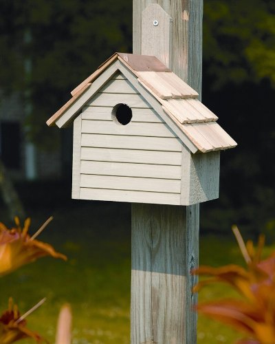 Oct-Avian Bird House in Smoke Grey