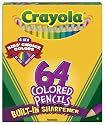 Crayola 64ct Short Colored Pencils Kids Choice Colors