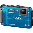 Panasonic Lumix TS4 12.1 TOUGH Waterproof Digital  Camera with 4.6x Optical Zoom (Blue)